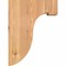 Ekena Millwork Del Monte Smooth Corbel, Western Red Cedar, 5 1/2"W x 12"D x 16"H COR06X12X16DEL00SWR - alternate 3